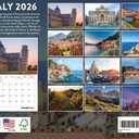Italy Calendar 2026 Italian Gifts Monthly Wall Calender 12 Month | American Made In The USA