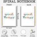 Speech Therapy Gifts Notebook, Speech Therapist Gifts Journal, Therapy Journal for Mental Health, Therapy Notebook, Mental Health Journal for Women, Spiral Notebook 5.5x8.3 Inches