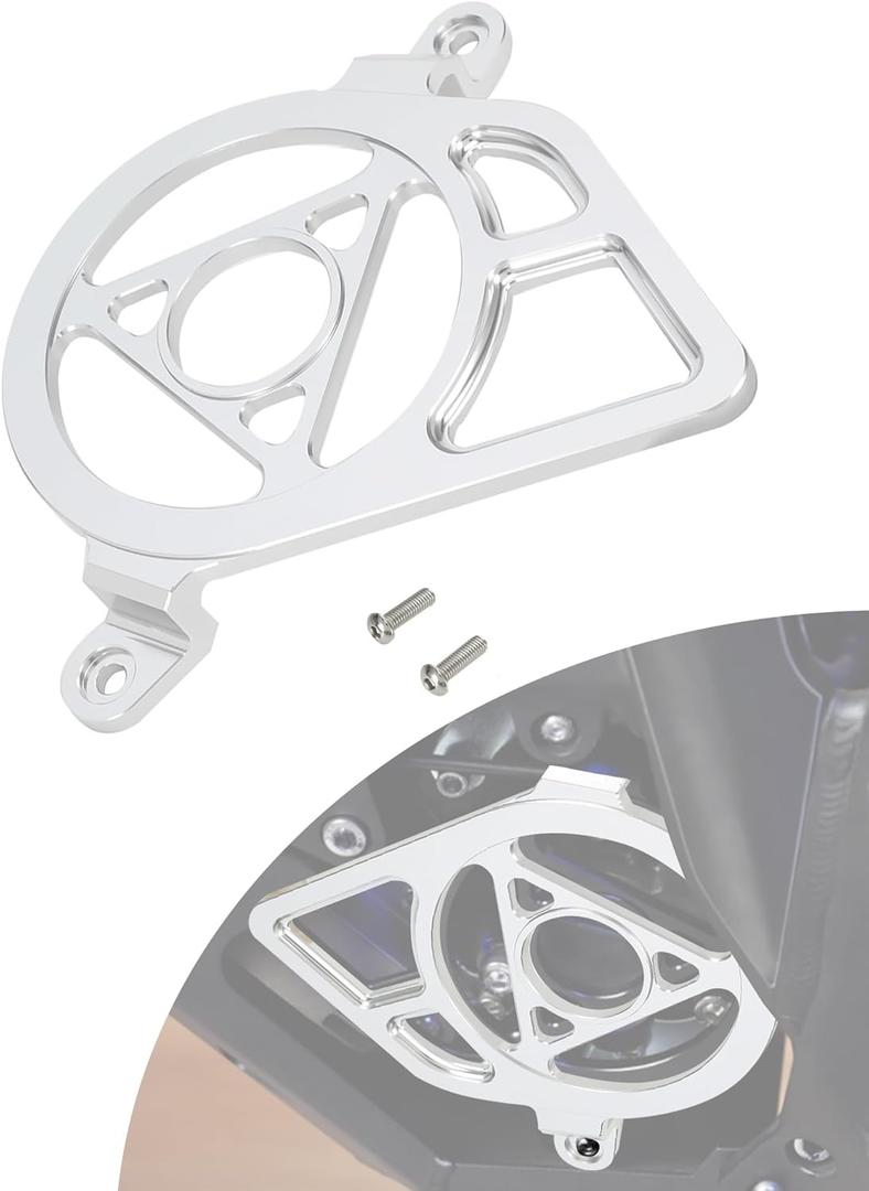 Engine Case Saver for Talaria Sting,Engine Cover Protector Pulley Guard for Electric Dirt Bike Ebike Taparia Sting MX3/Taparia Sting R MX4/Taparia Sting MX5 Pro Silver