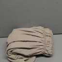 Wrap Around Dust Ruffle Bed Skirt - Cream - for Queen Size Beds w/ 14 Inch Drop - Easy Fit Elastic Strap - Adjustable Pleated Bedskirt w/Brushed Fabric, Wrinkle & Fade Free Women, Men, Kids & Teens