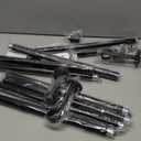 Long Curtain Rods 72-144 Inches(12ft), 1” Diameter Heavy Duty Black Drapery Rod for Large Windows - Adjustable Length to 150 Inch for Living Room & Bedroom Farmhouse, Sturdier Metal Brackets