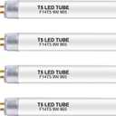 22 Inch F14T5/DL LED Replacement Bulbs, 6500K Daylight, T5 LED 9 Watts Replace Fluorescent Bulb with LED, Replacement Tube for Counter and Cabinet Fixture, 4 Pack