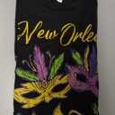 French New Orleans Mardi Gras Souvenir Bourbon Street T-Shirt (2XL)