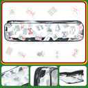 2 Pcs Mahjong Tile Bag Mahjong Racks for Tiles and Pushers Waterproof Tile Zippered Case PVC Clear Mah Jong Gifts, Empty Bag Only, 20 x 4.5 x 2.5