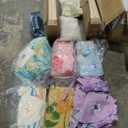 Teepee Tent for Kids with Inflatable Airbed, String Lights, Balloons, Pump, Washable Slumber Party Tent Indoor Outdoor for Girls Boys, Children Tipi Playhouse for Playtime and Sleepover (6 Pack, Multicolor)