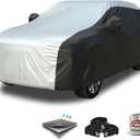 Car Cover Waterproof All Weather Outdoor Windproof Dustproof UV Protection Fit SUV