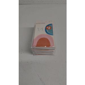 NOTECARDS Blank inside HELLO 10PC  7pcs