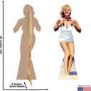 Cardboard People Marilyn Monroe White Swim Suit Life Size Cardboard Cutout Standup, One Size