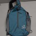 WATERFLY Crossbody Sling Backpack Sling Bag Travel Hiking Chest Bags Daypack (Teal blue)