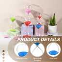 PATIKIL 30 Minutes Sand Timer, Sand Watch Hour Glass Sandglass Timer Clock for Living Room Home Office Restaurant Decoration, Dark Blue