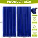 Wokceer Royal Blue Backdrop Curtain for Parties 10x10FT Photo Backdrop Drapes for Wedding Party Curtain Backdrop for Photoshoot Baby Shower Birthday Photography Background 2 Panels 5x10FT