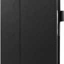 Tablet Cover for Amazon Kindle Fire HD 8 10th K72LL4(2020 Release),Ultra Slim Folio Stand Lightweight Leather Case for Kindle Fire HD 8 Plus/HD 8 2020/Kids 10th Gen 8" (Li-Black)