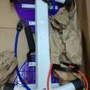 Ronai Waist Twister Machine with Resistance Bands  Adjustable Ab Twister Board for Home Fitness, Dual Pedals, Quiet Rotation, Tracks Time/Reps/Calories, 300 Lbs Capacity (Purple)