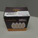 E14 LED Bulb European Base 4W LED Chandelier Light Bulbs Dimmable 40W Equivalent,110V 2700K Warm White,Frosted Glass Decorative Bulb,6 Pack