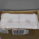 Aoriher 4 Pcs Crystal Glass Candy Jar Set with Lids Home Decorative Storage Jars for Apothecary, Bathroom, Kitchen, and Pantry, Ideal for Cotton Swabs and Jewelry(Large,Clear)