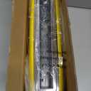 SEEDEEM 2 Slice Slim Toaster, Single 10" Long Slot Toaster Fits Bagels & Artisan Bread, 6 Shade Settings, Cancel/Reheat/Defrost, Removable Crumb Tray, Auto Shut-Off, Yellow (3.54 x 14.37 x 6.89 inches)