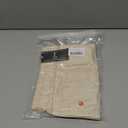 Mens Shorts Casual for Summer Beach Cotton Drawstring Stretch Twill Chino Golf Shorts Elastic Waist with Pockets (Medium, 1-Light Khaki)