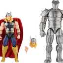 Marvel Legends Series Thor vs Destroyer, Avengers 60th Anniversary Collectible 6-Inch Action Figures, 5 Accessories