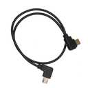 for Zhiyun Control Cable Double Elbows Type C Line Micro to Type C Camera Control Cable for EOS R RP for Nikon Z6/Z7