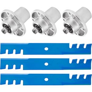 AEagle Spindle Blade Deck Rebuild Kit for Hustler 601804 Bad Boy Bunton Great Dane John Deere Lesco Scag Snapper, Raptor SD, Raptor Flip Up Zero Turn Mowers with 48" Mower Decks AEagle Spindle Blade Deck Rebuild Kit for Hustler 601804 Bad Boy Bunton Great Dane John Deere Lesco Scag Snapper, Raptor SD, Raptor Flip Up Zero Turn Mowers with 48" Mower Decks