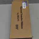 8 Rolls 4.33'' x 1476' Premium Resin Enhanced Wax Ribbon, 110mm x 450m Black Thermal Transfer Ribbon, Barcode Thermal Label Printer Ribbon, CSO-Ink Outside, 1'' Core for Zebra, TSC, GoDex, Citizen