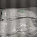 Off White Linen Curtains 102 Inches Long 2 Panels for Living Room Modern Thick Linen Flax Pinch Pleated Memory Trained Light Filtering Ceiling Semi Sheer Curtain with Hook Rings Ivory Beige White