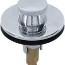 DANCO Lift and Turn Tub and Bath Drain Stopper, Chrome (88599)