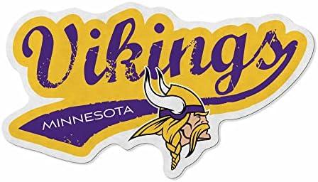 Rico Industries NFL Football Distressed Shape Cut Pennant - Home and Living Room Décor - Soft Felt EZ to Hang