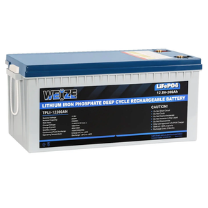 WEIZE 12V 20Ah LiFePO4 Lithium Battery, Built in BMS Group U1 Deep Cycle Low Temperature Protection Rechargeable Battery, 2000+ Life Cycles, Perfect for Marine, Kids Scooters, Power Wheels