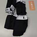 POKARLA Womens Boxer Briefs Underwear High Waisted Modal Boyshorts (Medium, Black-pack of 4)