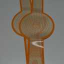 PLAPITATE Silicone Bread Sling for Dutch Oven Liner, Non Stick 2 PCS, Easy Clean Reusable Silicone Baking Mat with Long Handles, Easy to Transfer Sourdough Bread, Orange