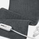 VITANEST Heating Pad for Back Pain Relief Extra Large Heating Pad for Period Cramps 18" x 33" Hot Pad for Arms, Abdomen, Shoulder, Knee 3 Heat Settings and 2H AutoOff, Gifts for Women and Men, Gray