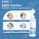Saline Solution, 150ml /5.28 FL OZ Normal Solution for Multiple Household Uses, 5ml Each, 30 per Box