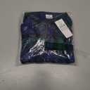 Gap Boys' Long Sleeve Flannel Button-Down Shirt (Blue)