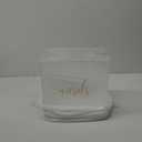 UNIQOOO Frosted Acrylic Wedding Card Slot Box, Large 10x10x5.5 inch w/Gold Foil | Wedding Reception Wishing Well, Birthday, Memory, Suggestion, Ballot Boxes