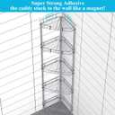 HuggieGems 5 Tier Floor Standing Corner Shower Caddy Organizer Shelf with Hooks, Bathroom Shelves Stand Rack, Dark Gray