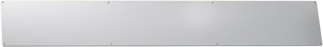 6 in. x 36 in. Stainless Steel Door Kick Plate  22 Gauge 430#3 Finish with Mounting Screws