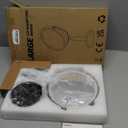 Makeup Mirror with Light, 30x Magnifying Mirror with 3 Lights Colors, 5000mAh Vanity Mirror Brushed Nickel - 360 Rotation, Brightness Adjustable Magnification, Modern Style Side Touch + Side Charge