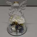Birthday Gifts for Women, Artificial Flower Sunflower Gifts in Glass Angel Figurines, Anniversary, Valentines Day Gifts for Women, Birthday Unique, Angel Gifts from Daughter