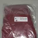 Smiry 6 Pack Rectangle Picnic Table Cloth, Waterproof Elastic Fitted Tablecloths, Washable Polyester Rectangular Patio Table Cover for Camping, Indoor and Outdoor (Wine Red, 30"x72")