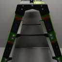 Little Giant Ladders, Sure Step, 3-Step, Double-Sided Step Stool, Fiberglass, (11953), Type 1AA, 375 lbs Weight Rating, Hi-viz Green