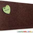 Feltor Cork Board Alternative, 15"x23" Felt Picture Board, Contains 1 Box of 20 Push Pins (Random Color), Better Home Wall Decoration Than Paper Bulletin Board Roll - Cola
