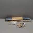 Wooden Baby Play Gym Foldable Gym Frame Activity Gym Hanging Bar with 5 Toys Natural for Newborn Baby (Foldable Grey)