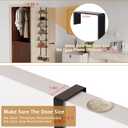 Over The Door Purse Organizer Metal 6 Tiers, Purse Storage for Closet, Hangbag Hanger for Wall, Door Organizer Hanging, Bag Hanger and Holder for Closet, for Bathroom, Pantry