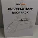 HEYTRIP Universal Soft Roof Rack Pads for Kayak/Surfboard/SUP/Canoe with 15FT Tie-Down Straps and Storage Bag