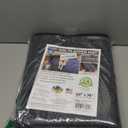 Drymate Jumbo Dog Playpen Mat (60x74), Super Absorbent, Waterproof, Slip-Resistant, Machine Washable, Reusable Puppy Pad for Training, Whelping, Housebreaking, Incontinence, Crate, Kennel (USA Made) (Charcoal)