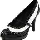 Ellie Shoes Women's 414-Flapper Pump (6, Black)