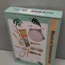 Baby Musical Instruments for Toddlers 1-3, 12PCS Montessori Musical Toy Set with Xylophone, Drum Perfect Toy Gift for 1-3 Year Old Boy Girl (Neutral)