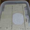 ROBOTIME Wooden Baby Walker, Baby Push Walker, Baby Activity Center Toys - Toddler Walking Activity Center Push Toys with Safety Brake, Baby Walker for Motor Skills (Rattan Doll Walker)