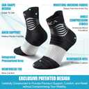 NEENCA Professional Compression Socks, Medical Athletic Ankle Socks for Injury Recovery & Pain Relief, Sports Protection, Circulation 1 Pair, 20-30 mmhg